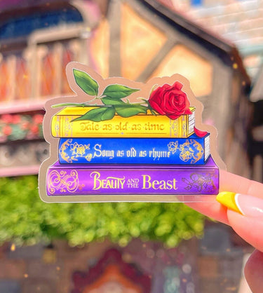 Books Stack Sticker (Pre-Order)